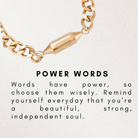 Image of Power words armband