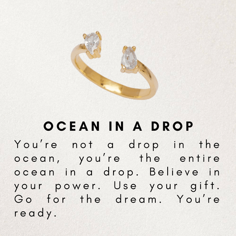 Ocean in a drop ring